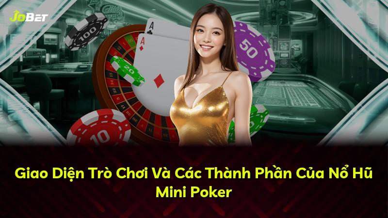 Giao Diện Trò Chơi Và Các Thành Phần Của Nổ Hũ Mini Poker